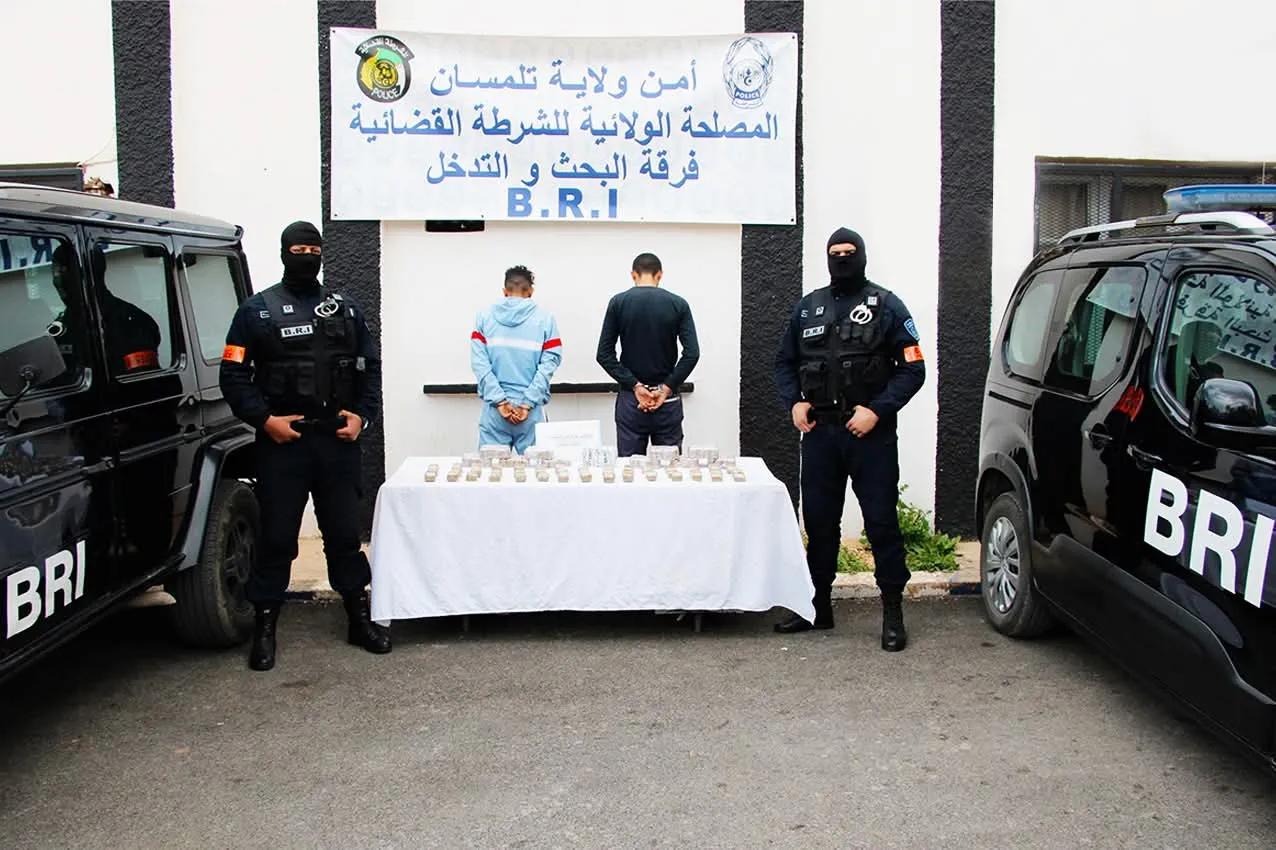 توقيف شخصين وحجز 10 كلغ من المخدرات بتلمسان 