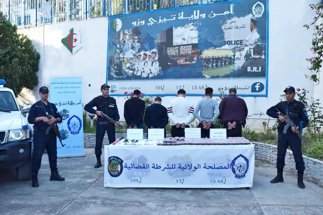 وضع حد لنشاط شبكة إجرامية مختصة في ترويج المخدرات بتيزي وزو