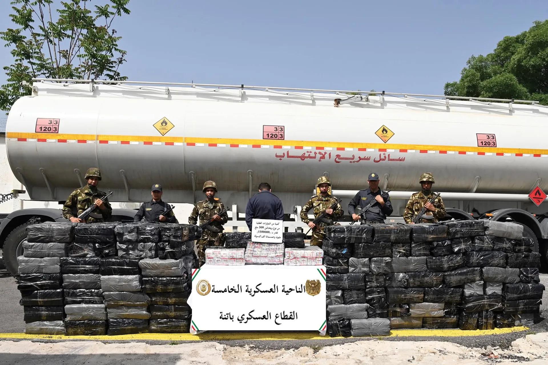 توقيف شخص وحجز اكثر من مليون قرص مهلوس بالناحية العسكرية الخامسة