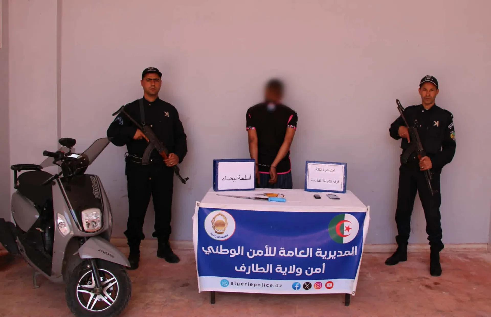 القبض على المتورط في جريمة القتل العمدي و شريكه بالطارف