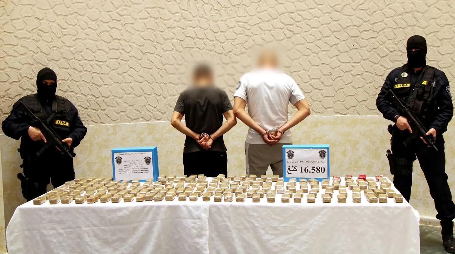 توقيف شخصين وحجز اكثر من 16 كلغ من المخدرات بقسنطينة 