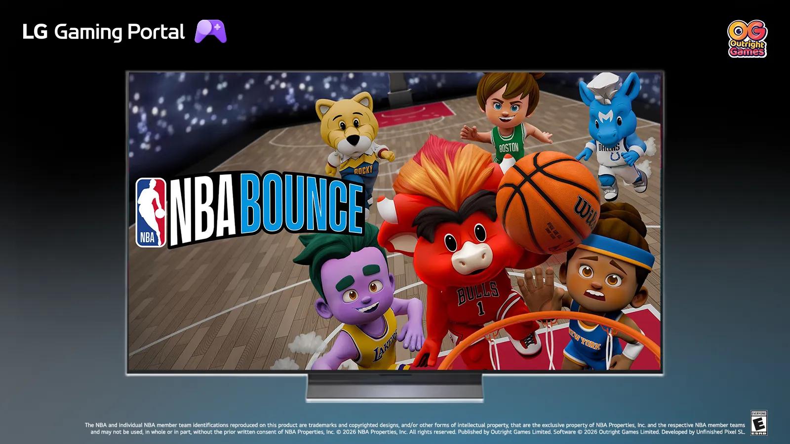 "إل جي إلكترونيكس" تعزز الترفيه المنزلي بإطلاق لعبة "NBA BOUNCE" على شاشاتها الذكية