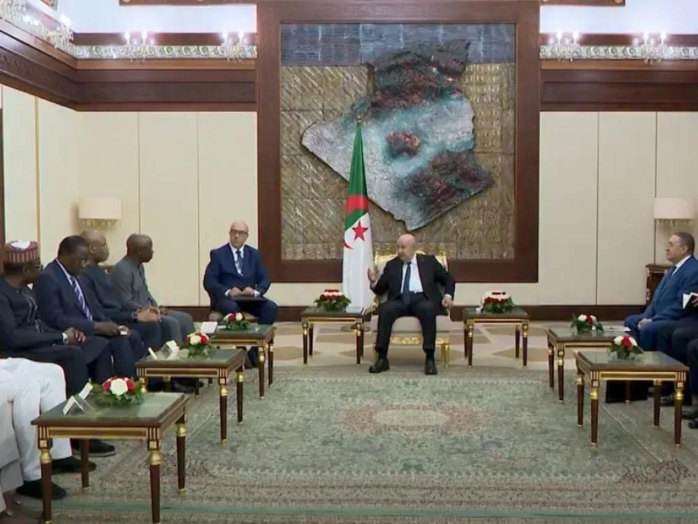 رئيس الجمهورية يستقبل وزيري قطاع المحروقات لكل من نيجيريا والنيجر الشقيقتين