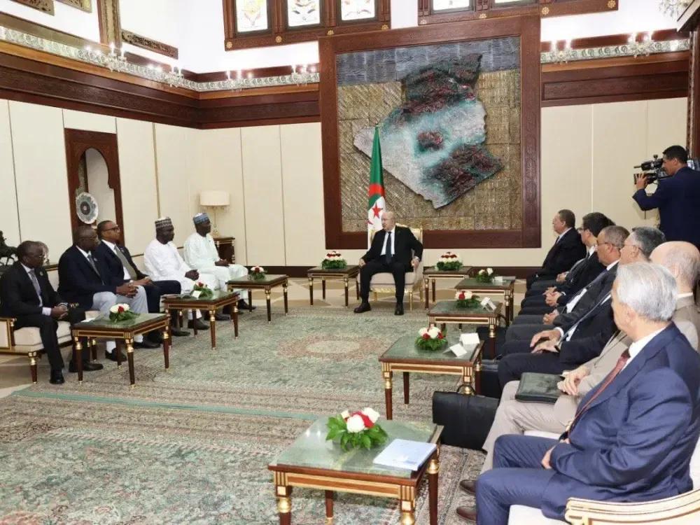 رئيس الجمهورية يستقبل وفدًا وزاريًا من جمهورية النيجر