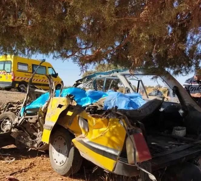 وفاة 06 أشخاص وجريح في حادث مرور بولاية سعيدة