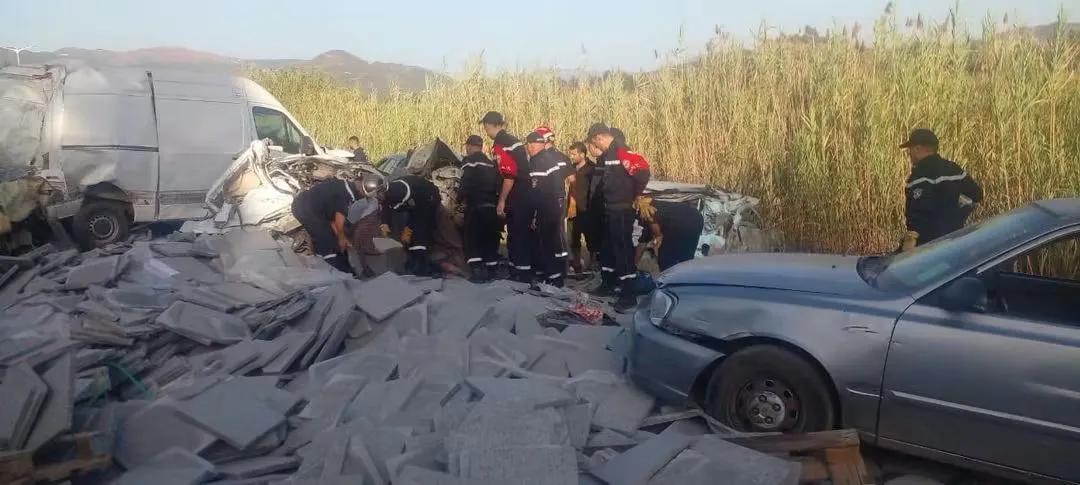 10 حالات وفاة و10 مصابين في حادث مرور بولاية تيزي وزو