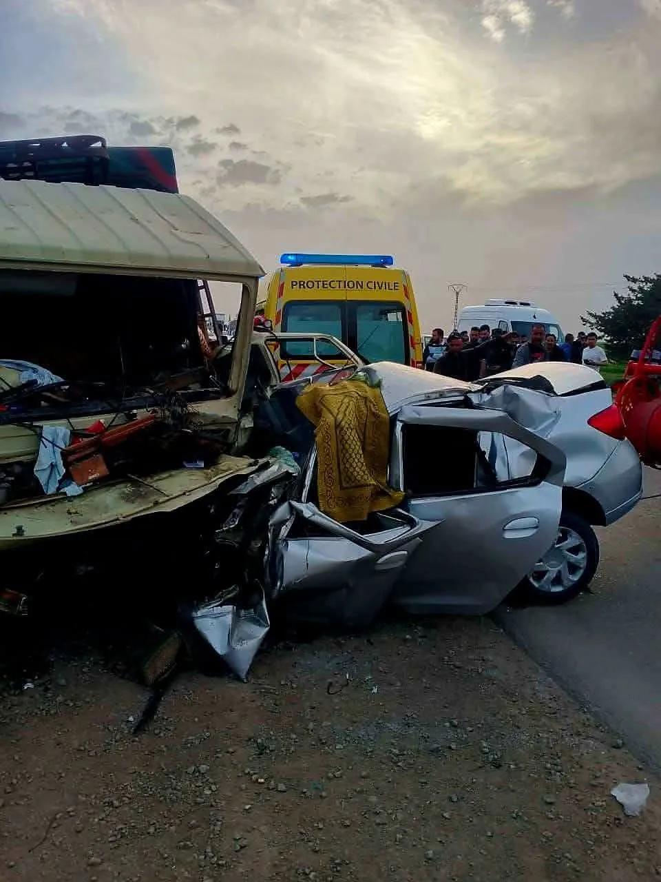 وفاة شخصين و إصابة آخر في حادث مرور بولاية تيارت