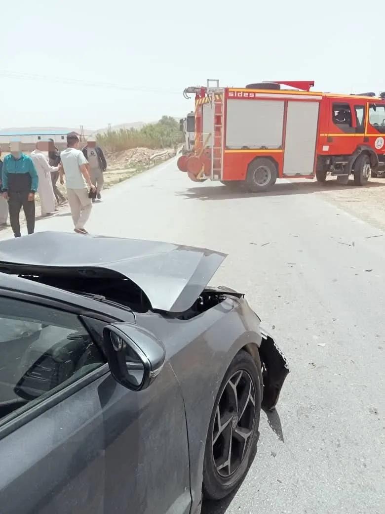 وفاة شخص وإصابة 5 آخرين في حادث مرور ببوسعادة