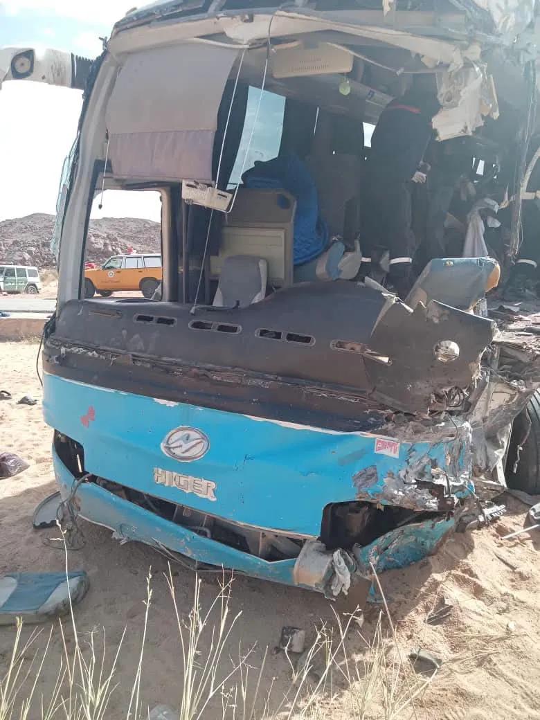 وفاة 05 أشخاص وإصابة 14 آخرين كحصيلة اولية في حادث مرور بتامنغست