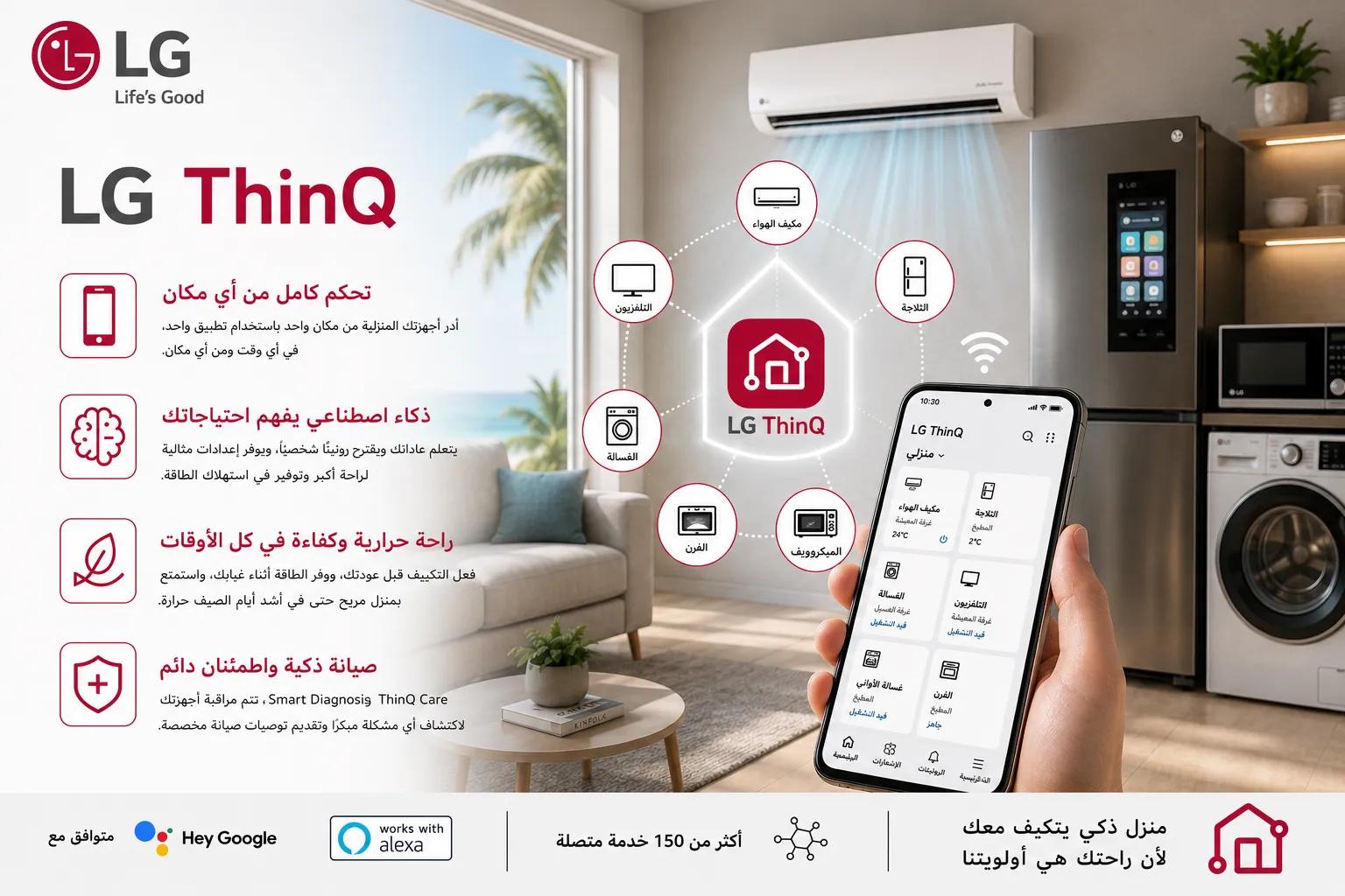 "LG ThinQ" عندما يجعل الذكاء الاصطناعي الحياة اليومية أكثر سهولة